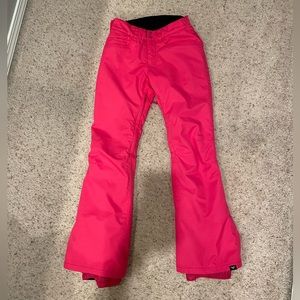 Roxy snow pants- pink